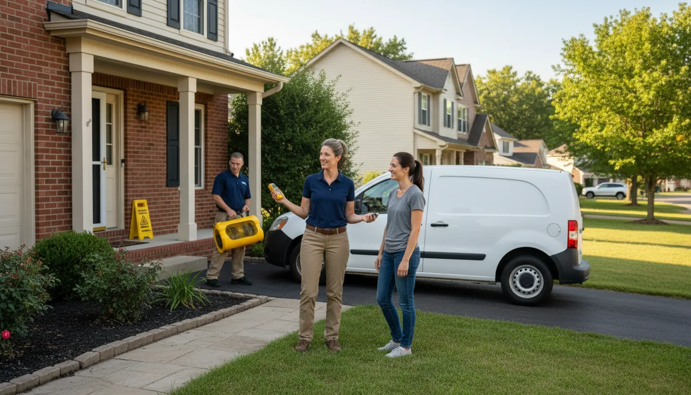 Residential water damage restoration in King Hill, ID